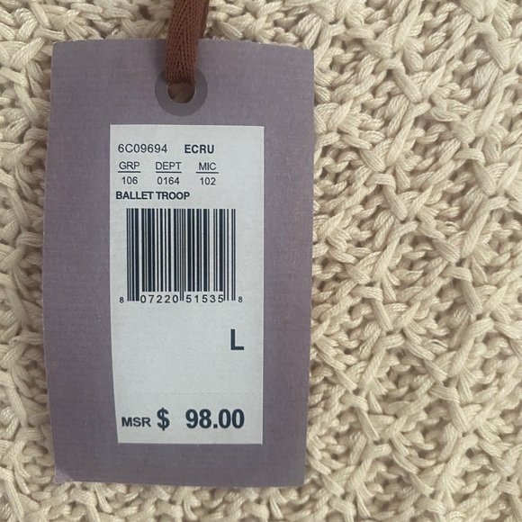 Beautiful Ecru Sweater by Chelsea and Violet - Picture 3 of 4